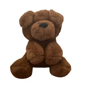 Spark Create Imagine Brown Puppy Dog Plush 10” Sitting Stuffed Animal Cuddle Toy